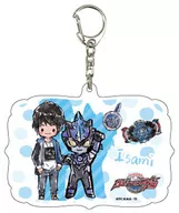 Ultraman Ball (Aqua) & Minato Isami "Ultraman R/B Graph Art Design Acrylic Key Holder 02"