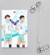[沒有預付卡]及川徹&岩泉一原創壓剋力卡包「排球少年！」Itoyokado限定