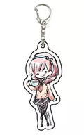 鬼ヶ島ひかる 「喧嘩番長 乙女 2nd Rumble !! アクリルキーホルダー 02.カフェver. グラフアートデザイン」