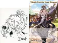 Estarriola illustration card & postcard 「 GRANBLUE FANTASY - Granblue Fantasy - 」 2019 Valentine's Day White Day Campaign