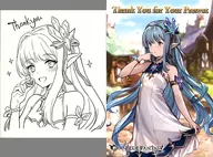 Chris塔利亚的民插画卡&明信片「GRANBLUE FANTASY-碧蓝幻想-」2019年情人节白色情人节促销