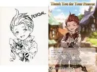 Par Cival (childhood) illustration card & postcard "GRANBLUE FANTASY - Grand Blue Fantasy -" Valentine's White Day Campaign 2019