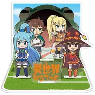 Aqua & Megumi Acrílico Diorama Stand "Arai Sekai Karute"
