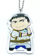 "YOWAMUSHI PEDAL Glory LINE Nagasaki Stage in Huis Ten Bosch Trading Acrylic Key Holder" by Jin TADOKORO