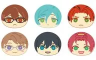 6-Variety Set "Ensemble Stars! Omanju Nigangi Mascot, Tsuibushi Volume 2"