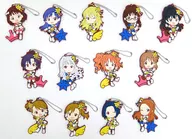 All 13 kinds set 765 pro ALLSTARS ver. Rubber Charm Mini Character Irasuto Shizu "Ichiban KUJI idol Master MILLION LIVE! ~ HARMONY FESTIVAL! ~" F Prize