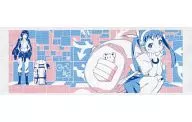 Hachikuji 真宵 NEKOMONOGATARI (white) & 傾物 language design face towel "Nisio Isin Anime Project  Series Second Season"