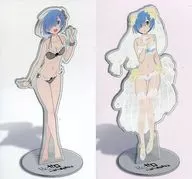 2-Type Set Big Acrylic Stand "Re:ZeRo Starting Life in Another World"