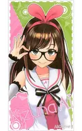 ◎ Kizuna Eye (glasses) premium bath towel "Virtual YouTuber"