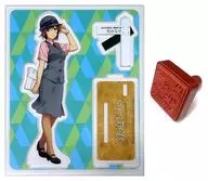 Morimise Acrylic Stand + Mini Stamp "Connect! Nationwide" Railway Musume "Tour ~ Railway Uniform Collection ~ × Station Memo!"