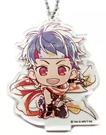 Ichijo Shin "KING OF PRISM -Shiny Seven Stars - ×COLLABO CAFE HONPO Mini Character Acrylic Key Holder"
