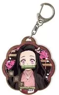 02 Nezuko Kamado Wooden Key Holder 「 Demon Slayer: Kimetsu no Yaiba 」