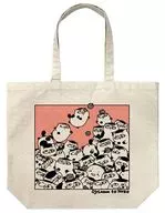 Fukumaruto Ojisan Large Tote Natural 「 Ojisan to Neko 」