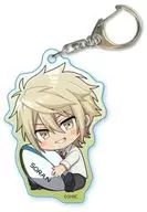 Akira Kariya Mini Character Acrylic Key Holder "TRY KNIGHTS"