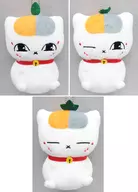 Plush toy ~ Triple Nyanko-sensei ~ "Natsume's BOOK of FRIENDS Movie Version ~ Bound in Utsusemi ~" which can be attached to all 3 types set bag ~ "