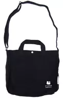 Nyanko-sensei 2-Way Canvas Shoulder Tote Black "Natsume's BOOK of FRIENDS" Animate limited