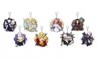All 8 types set "Fate/Grand Order Fes 2019 Carder Park command crest (command code) trading acrylic key holder (Character C.)"