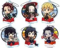 6-Type Set "Demon Slayer: Kimetsu no Yaiba Toji Kore ~ Machiai Chaya ~ Acrylic Key Chain"