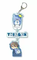Toryunosuke (Sanrioflavor) 3-ring key holder 「 Idolish7 」