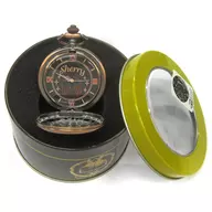 Shelly Premium Pocket Watch "Jet-black Mystery Train" "CASE CLOSED"