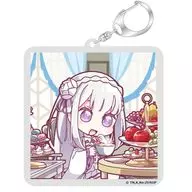 Emilia One Scene Acrylic Key Holder 「 Re:ZeRo Starting Life in Another World 」