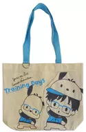 Katsuo 勇利 & Pochakko Tote Bag "YURI!!! ON ICE × Sanrio Character Drivers' Training Days"