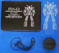 RX-0 Unicorn Gundam Ver. TWC light up acrylic stand "MOBILE SUIT GUNDAM UC" Gundam trailer shop limited