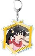 Araragi Koyomi (Growing Feminine Power) Acrylic Key Holder 「  Series Puku Puku 」