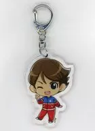 Ichinose Kazuya 「 INAZUMA ELEVEN Orion's Carved ×PRINCESS CAFE Acrylic Key Holder (Mini Character) 」