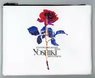 YOSHIKI zipper pouch "EVENING/BREAKFAST WITH YOSHIKI 2019 IN TOKYO"