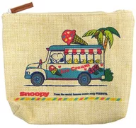 Snoopy & Wood Stock Porch "PEANUTS (Snoopy) × Lawson 2019 Summer Snoopy Fair" Sanrio Snoopy Ice Car KUJI 6th prize