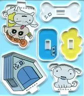 Himawari & Shiro "CRAYON Shinchan Acrylic Stand Nohara Ikka Collection"