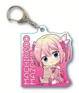 Momo Chiyoda-Mini Character Acrylic Key Holder "Machikado Mazoku"