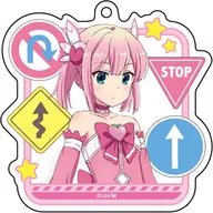4. Chiyoda Momo (Magical Girl) Acrylic Key Holder 「 Machikado Mazoku 」