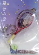 Soga Wing-bound Character Racquet Acrylic Key Holder 「 Hoshiai no Sora 」