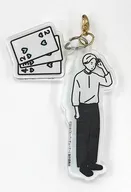 Shoya Chiba (Yuri Sanyo-ichi) Random Acrylic Key Holder 「 Super Tuner / Exotic Engine 」