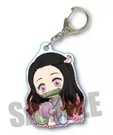 Nezuko Kamado (Konpeito) : Mini Character Acrylic Key Holder 3 rd series' Demon Slayer: Kimetsu no Yaiba'