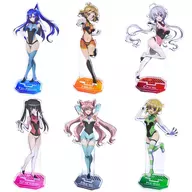 6-Type Set Acrylic Stand "SENKIZESSHOU SYMPHOGEAR XV Character Fuku KUJI" C Prize