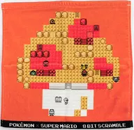 スーパーキノコ 8BIT SCRAMBLE Pokemon Center SHIBUYA 大判ハンドタオル 「スーパーマリオ」 ポケモンセンターシブヤ＆Nintendo TOKYO限定