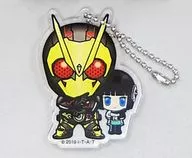 [Single item] Kamen Rider 0 one acrylic key holder "Kamen Rider Reiwa The First Generation x Lawson Loppi limited Mubichike convenience store ticket"