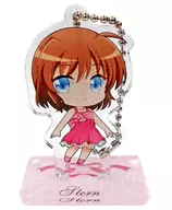 Hotel the Destructor "Magical Girl Lyrical NANOHA 15th Anniversary Party Acrylic Key Holder Collection with Stand"