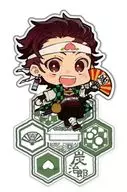 Tanjirō Kamado (exterminación de oni ver.) Soporte acrílico "Kimetsu no Yaiba"