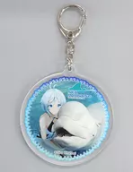 Acrylic Key Holder (1) "e-Chance! Hakkeijima White Paradise Gift of Girl and Dolphin" C-1 Prize