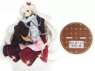 Meigetsu 栞那 Drawing Big Acrylic Figure "Computer Soft Cafe Stella and Shinigami no Cho" Official Mail Order Purchase benefits