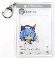 Gascogne-chan Tsukishiro Series Portable Acrylic Key Holder "Azul Lane" C97 Goods
