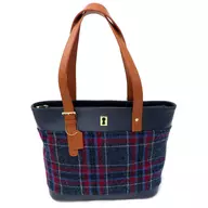 Edogawa Conan Model British tweed tote bag "CASE CLOSED"