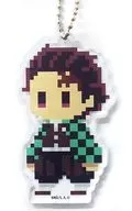 Tanjiro Kamado "Demon Slayer: Kimetsu no Yaiba Pixel style Trading Acrylic Key Holder Vol. 1" Jump Festa 2020 Goods