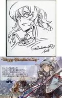 Will Mini Color Paper & Postcard 「 GRANBLUE FANTASY - Granblue Fantasy - 」 2017 Valentine's Day campaign