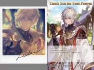 Lucifer Polaroid-style illustration card & postcard "GRANBLUE FANTASY - Grand Blue Fantasy -" Valentine's White Day Campaign 2018