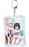 C. Hime Hiiragi Yukina & Kano 瀬夏 Sound Deka Key Holder "STRIKE THE BLOOD IV"